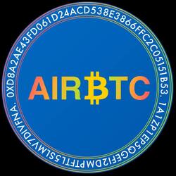 AirBTC logo AirBTC crypto logo