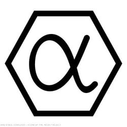 Alpha A crypto logo