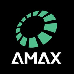 AMAX logo AMAX crypto logo