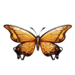 Amber Phantom Butterfly coin logo