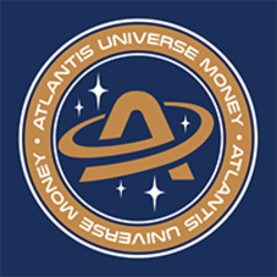 Atlantis Universe Money logo Atlantis Universe Money crypto logo