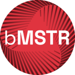 Backed MicroStrategy logo Backed MicroStrategy crypto logo