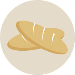 Baguette coin logo