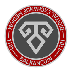 Balkan coin coin logo