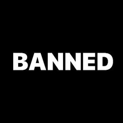 BANNED logo BANNED crypto logo
