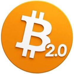 Bitcoin 2.0 logo Bitcoin 2.0 crypto logo