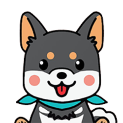 Black Kishu Inu logo Black Kishu Inu crypto logo