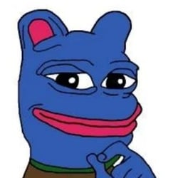 Blepe the Blue logo Blepe the Blue crypto logo