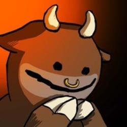 bozo the bull logo bozo the bull crypto logo