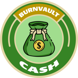 BurnVault Cash logo BurnVault Cash crypto logo