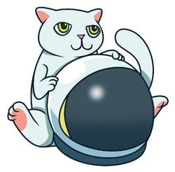 Mooncat CAT coin logo
