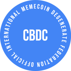 Central Bank Digital Currency Memecoin logo Central Bank Digital Currency Memecoin crypto logo