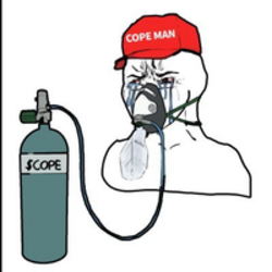 Cope man crypto logo