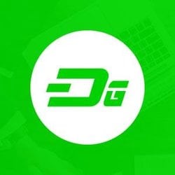 Dash Green logo Dash Green crypto logo