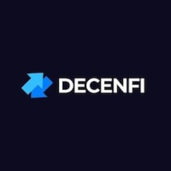 DecenFi logo DecenFi crypto logo