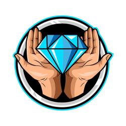 Diamond Hands logo Diamond Hands crypto logo