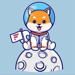 Dog on Moon logo Dog on Moon crypto logo