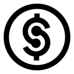 Electronic USD crypto logo