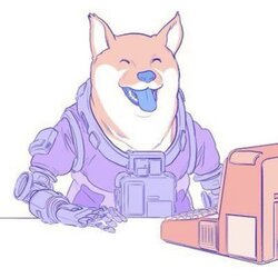 Ethereum Doge logo Ethereum Doge crypto logo