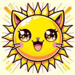 gmeow cat crypto logo