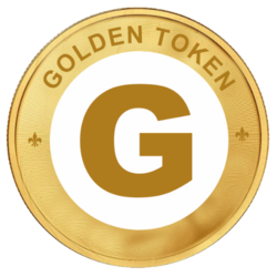 Golden coin logo