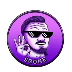 Gone logo Gone crypto logo