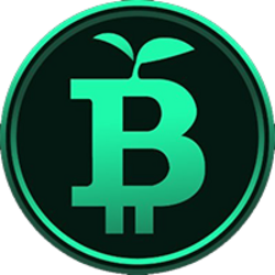 Green Bitcoin logo Green Bitcoin crypto logo