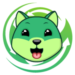 Green Shiba Inu crypto logo
