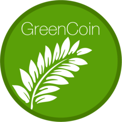 Greencoin logo Greencoin crypto logo