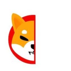 Half Shiba Inu logo Half Shiba Inu crypto logo