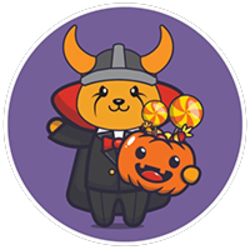 Halloween Floki crypto logo