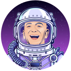 Jeff in Space logo Jeff in Space crypto logo