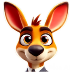 JUMP the kangaroo logo JUMP the kangaroo crypto logo