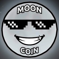 just mooncoin crypto logo