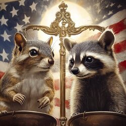 Justice for Pnut and Fred logo Justice for Pnut and Fred crypto logo