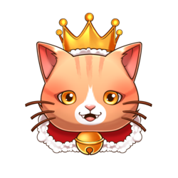 King Cat coin logo