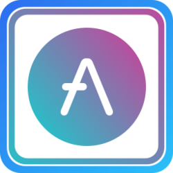 Matic Aave Interest Bearing AAVE logo Matic Aave Interest Bearing AAVE crypto logo