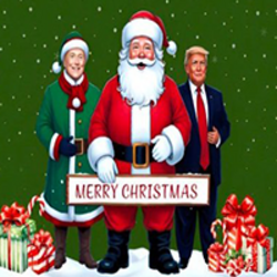 Merry Christmas logo Merry Christmas crypto logo