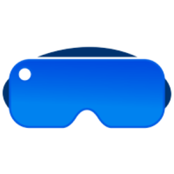 Metaverse VR crypto logo