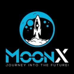 MoonX logo MoonX crypto logo