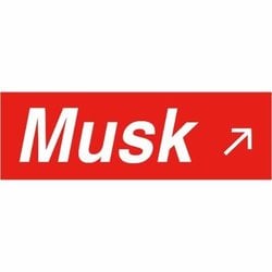 Musk logo Musk crypto logo