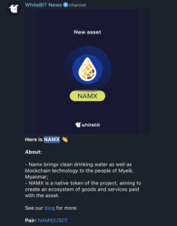 Namx logo Namx crypto logo