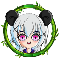 Panda Girl crypto logo