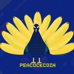 Peacockcoin crypto logo