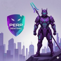 Perp sentinel logo Perp sentinel crypto logo
