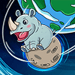 Power The Baby White Rhino logo Power The Baby White Rhino crypto logo