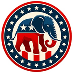 Republican logo Republican crypto logo