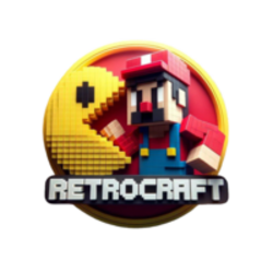 RetroCraft logo RetroCraft crypto logo