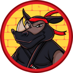 Rhino Ninja logo Rhino Ninja crypto logo