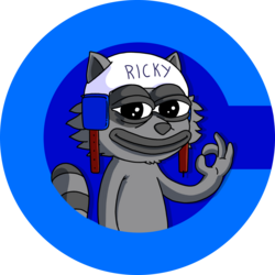 Ricky The Raccoon crypto logo